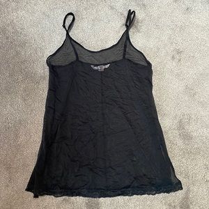 Black see-through lingerie nightie from Victorias Secret. Size large.